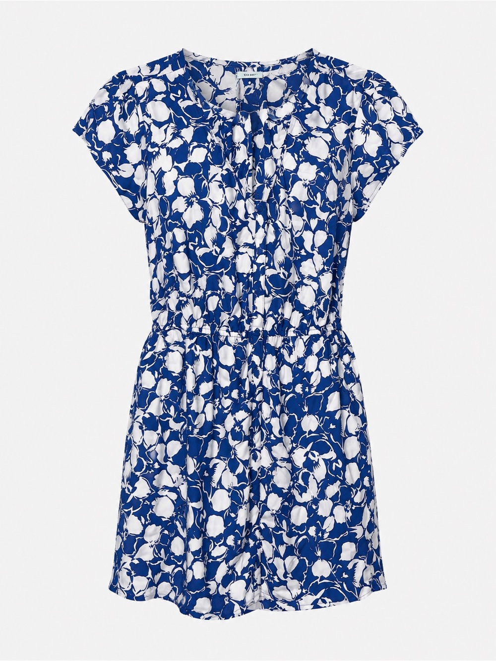 Kimchi Blue blue/white floral mini dress, large